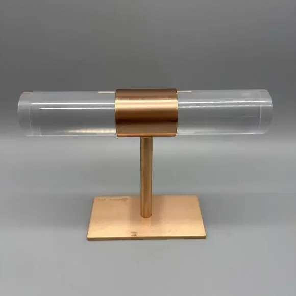 KENDRA SCOTT T-Bar Gold Metal/Acrylic Jewelry Necklace Stand Display - Picture 3 of 7